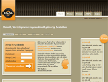 Tablet Screenshot of eg-oil.de